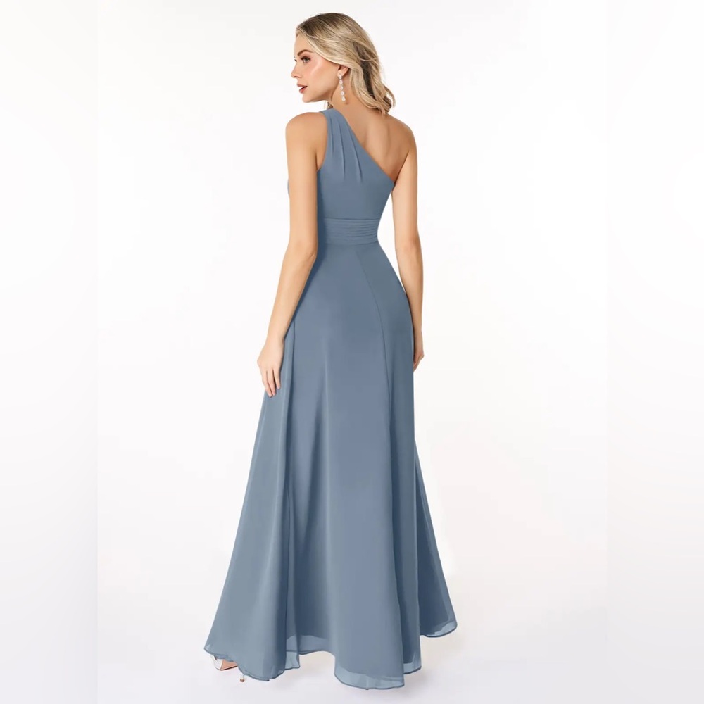 Azazie Blue Twilight Bridesmaid Dress - Picture 2 of 5